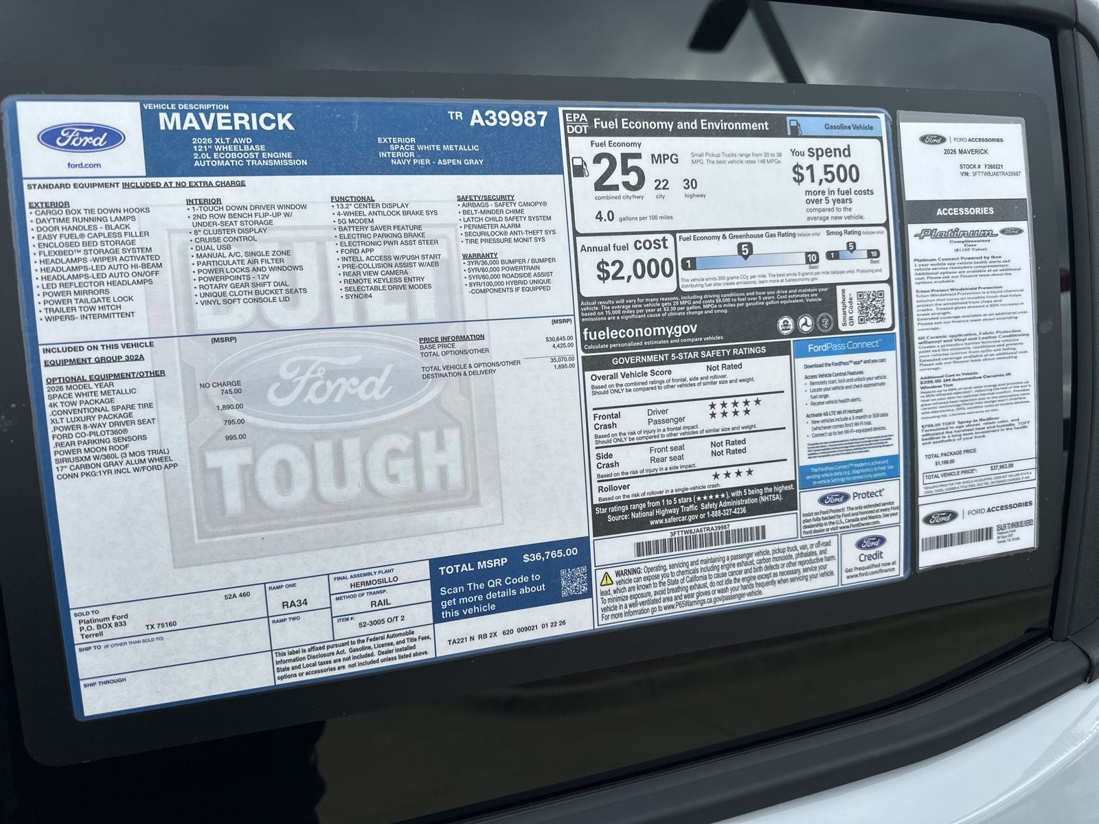 2026 Ford Maverick XLT