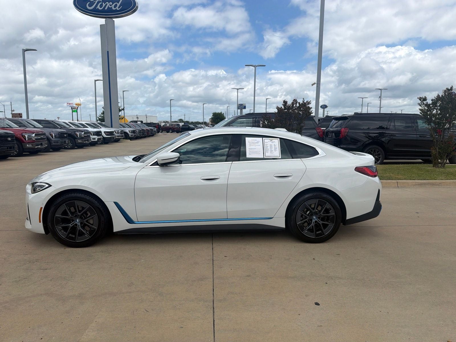 Used 2024 BMW i4 40 with VIN WBY73AW04RFT17663 for sale in Terrell, TX