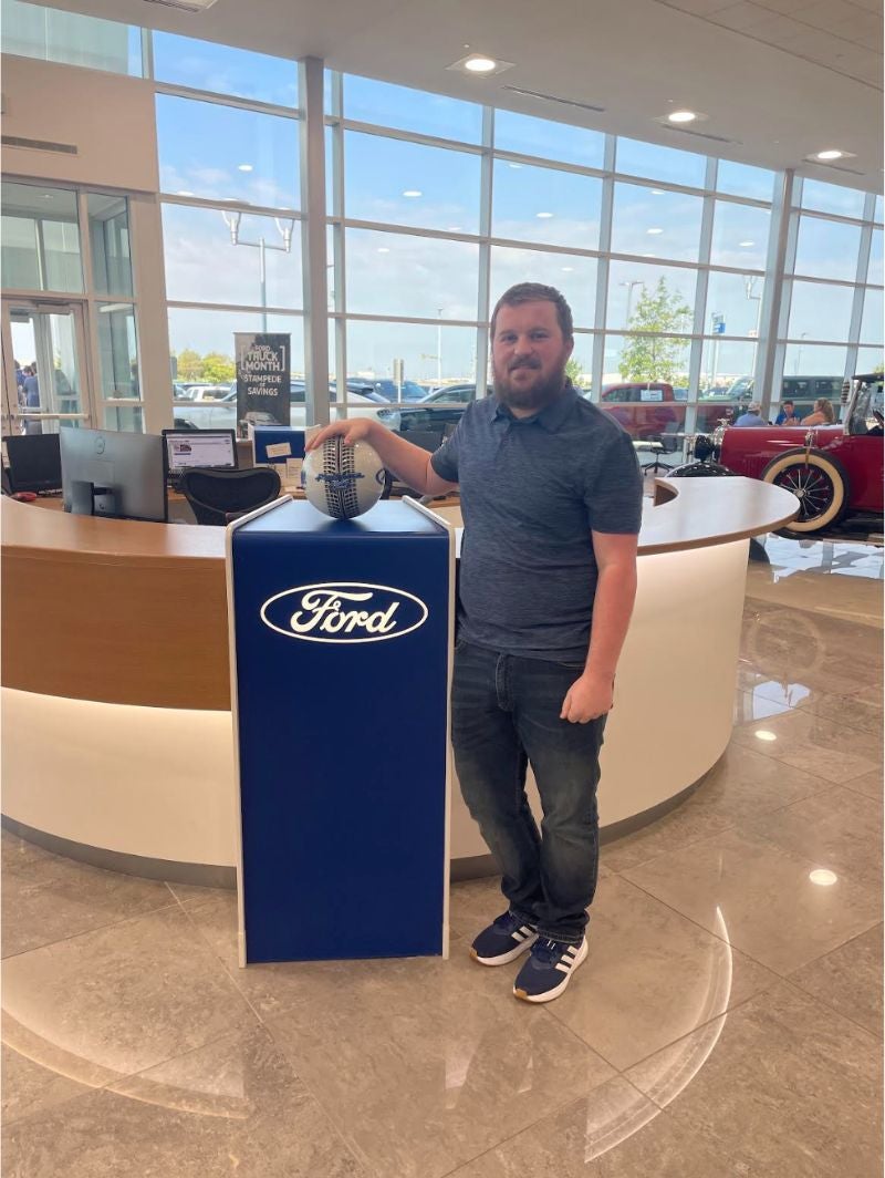 Ford Plat bowling logo Dylan_Simmerman in Terrell TX