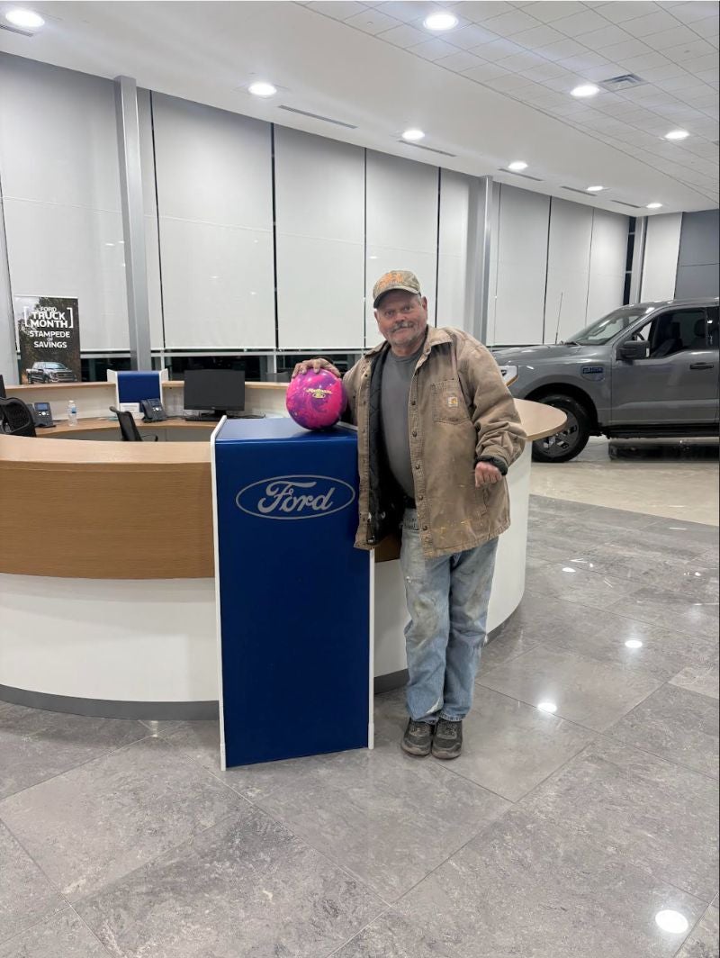 Ford Plat bowling logo Raymond_Chupp_-_Ford_Bronco in Terrell TX