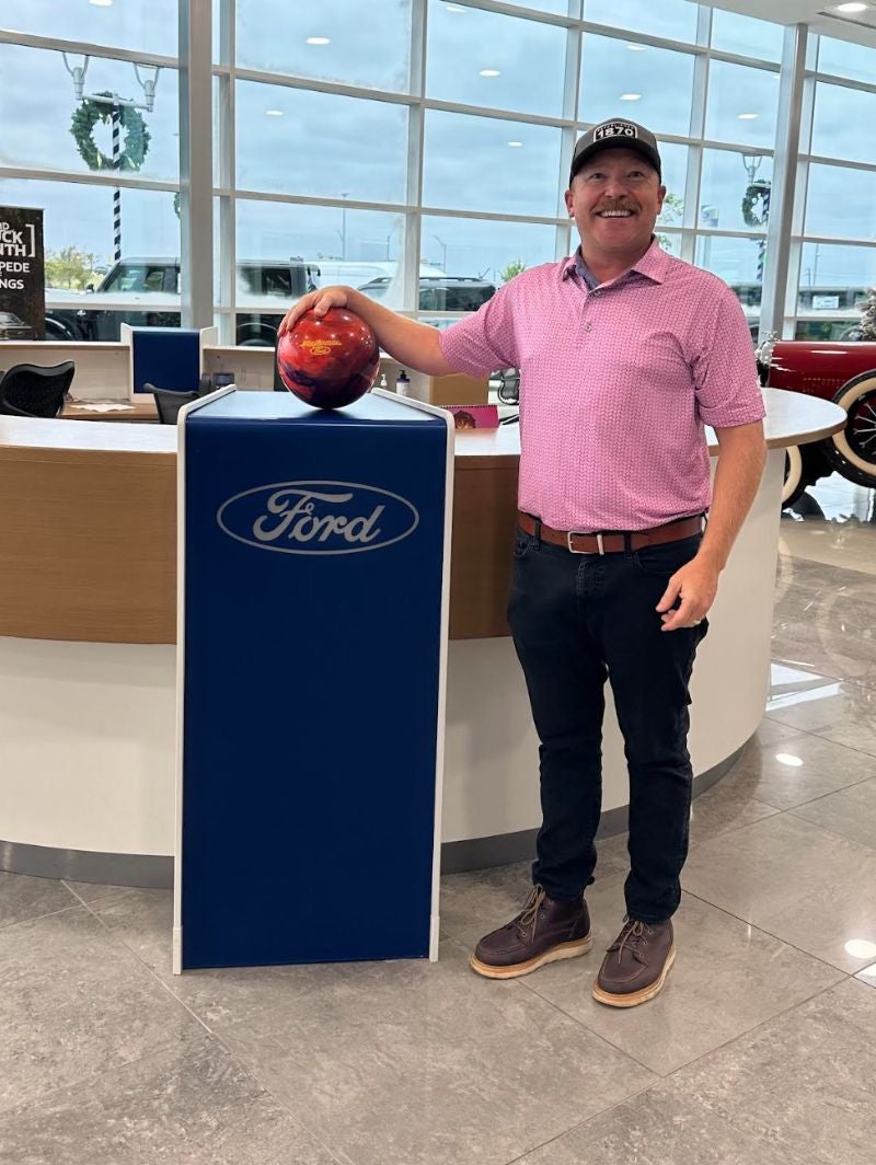 Ford Plat bowling logo Richard_Wallace in Terrell TX