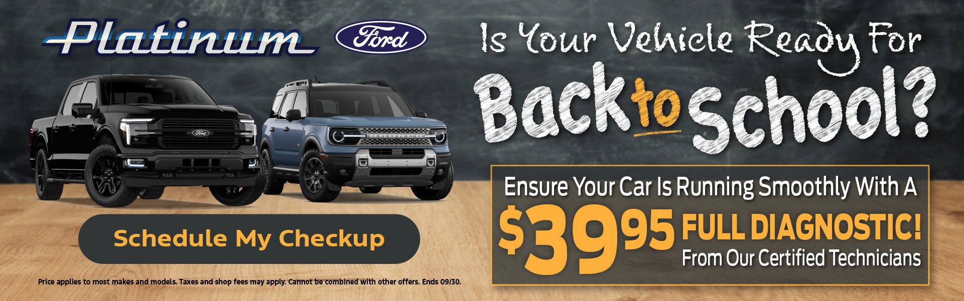 Back to School Full Vehicle Diagnostics