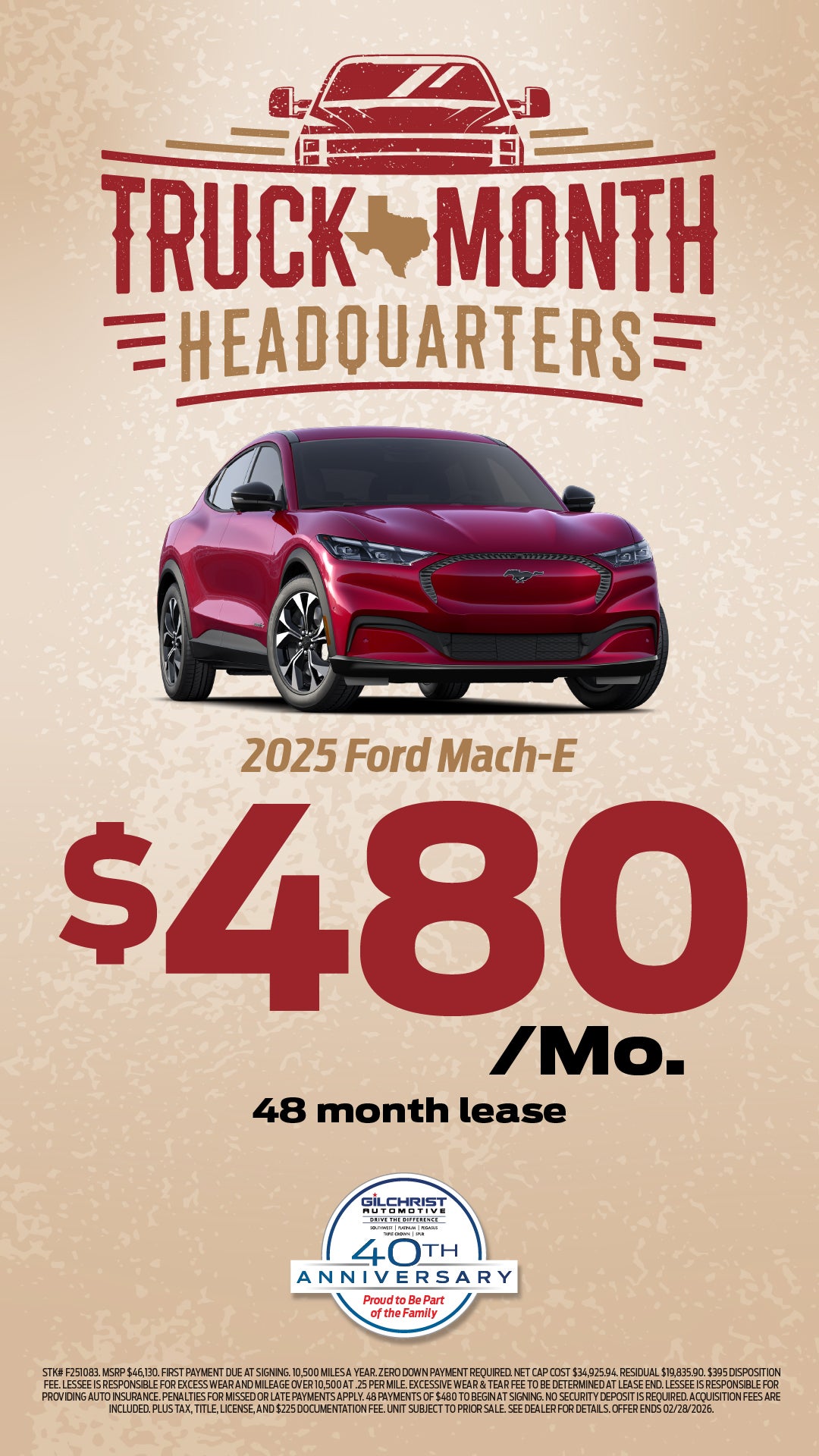 Shop $480/mo Lease Offer on 2025 Ford Mach-E!