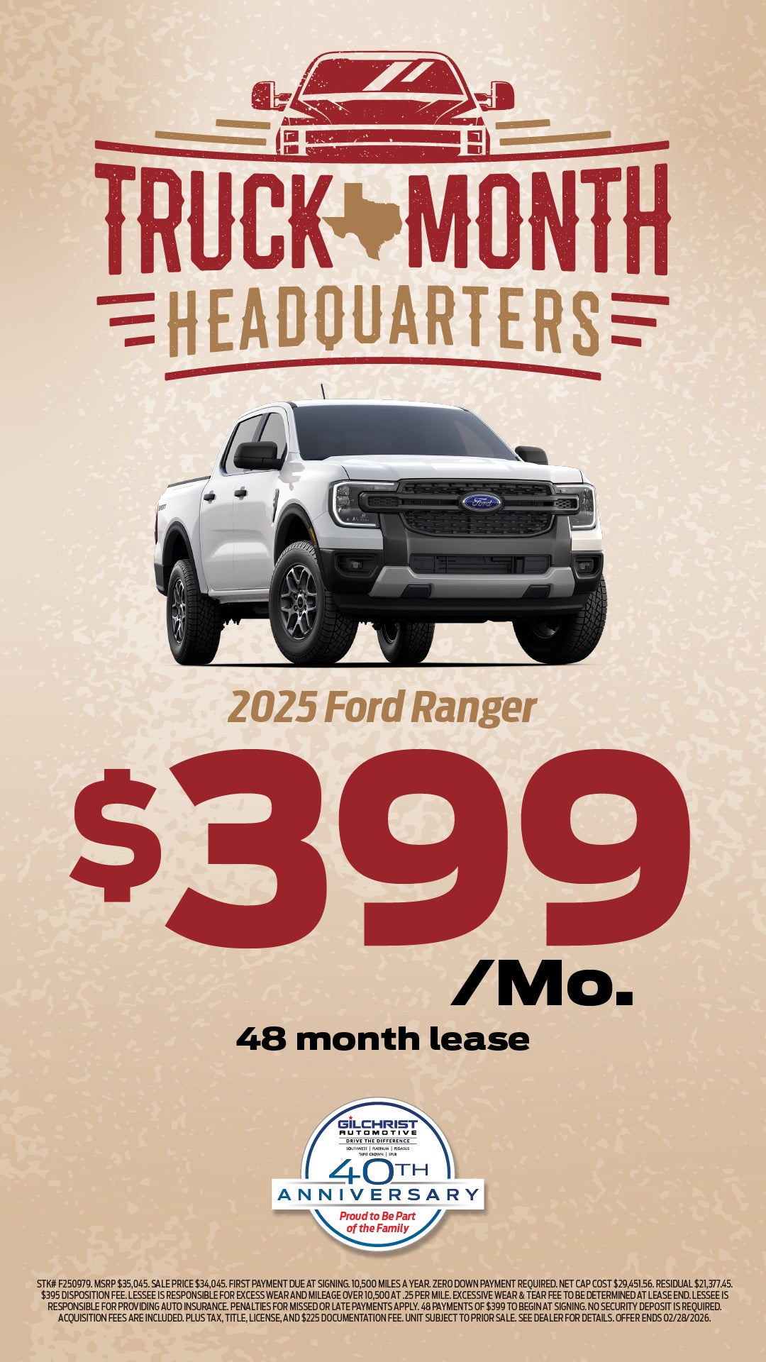Shop $399/mo Lease Offer on 2025 Ford Ranger!