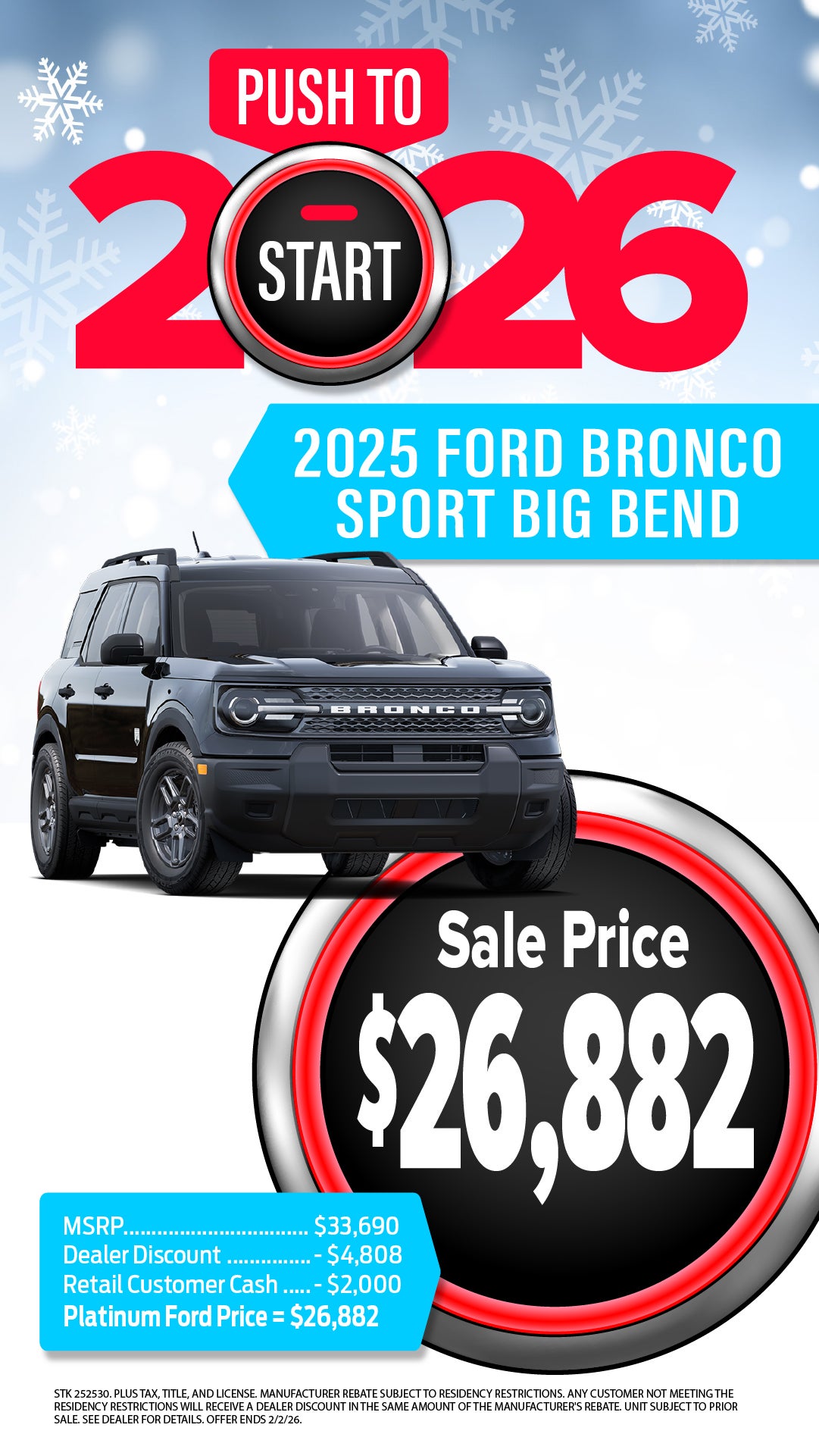 Shop Ford Bronco Sport Starting at $26,882!