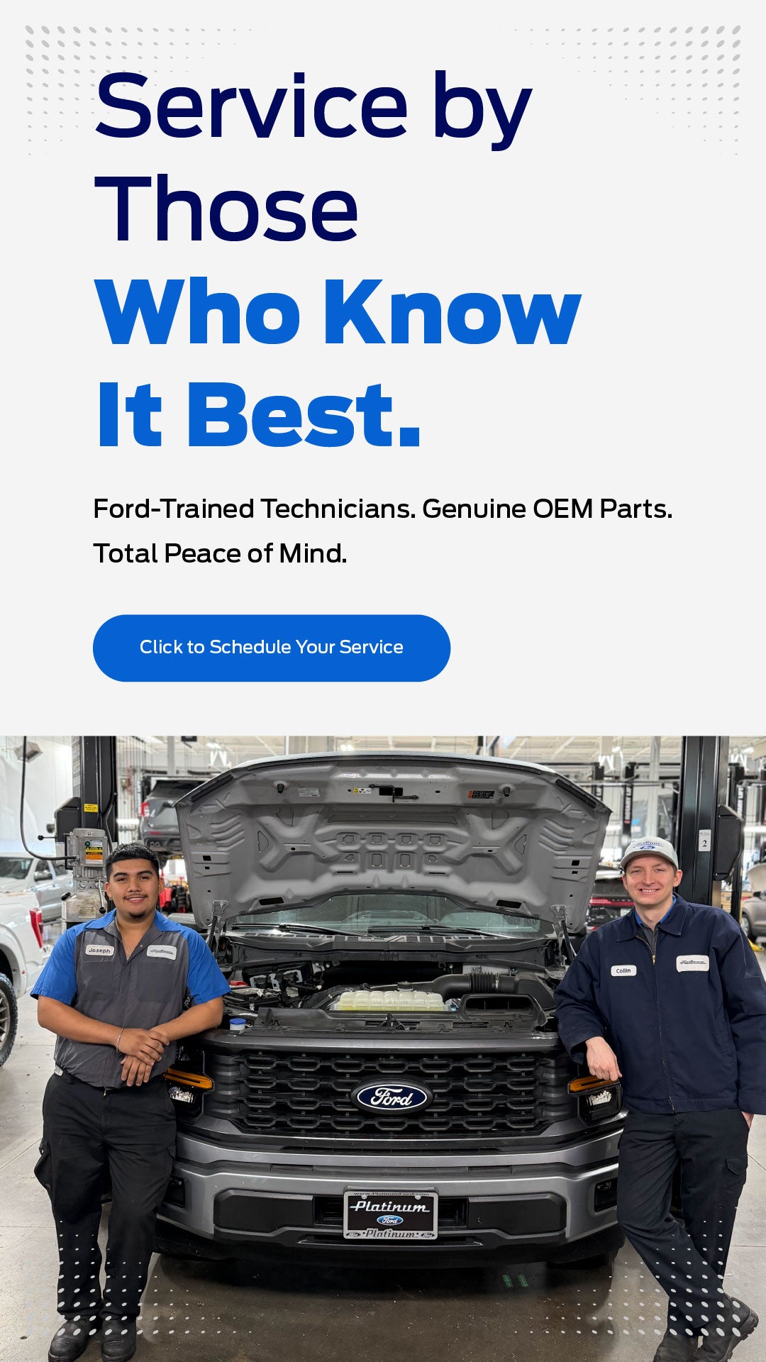 Service by Those Who Know Best!