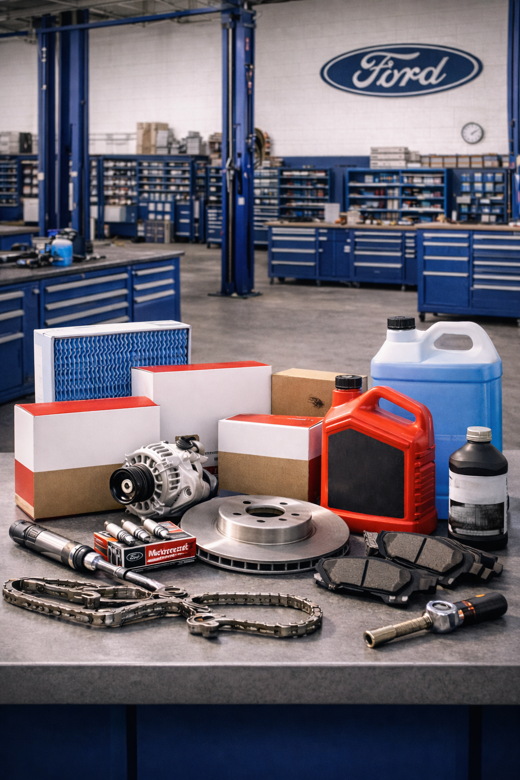 Ford Parts Warranty: Two years. Unlimited mileage. Includes labor. *