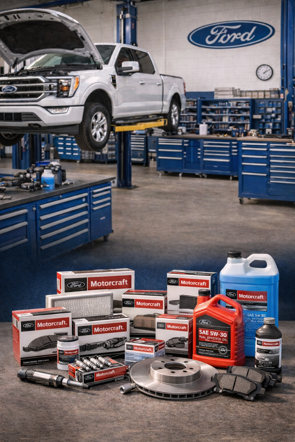 Motorcraft® Warranty: Two years. Unlimited mileage. Includes labor. *