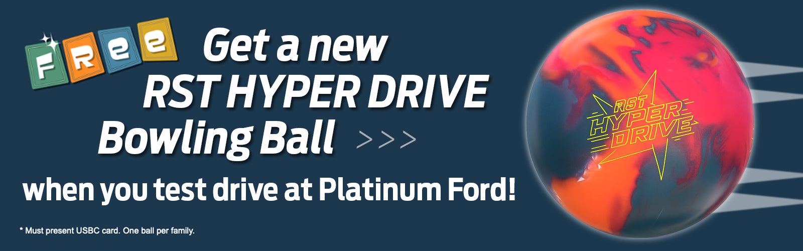 Ford Bowling Promotion Platinum Ford in Terrell TX