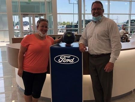 Nichole Shryock purchased a new 2020 Ford Fusion Platinum Ford in Terrell TX
