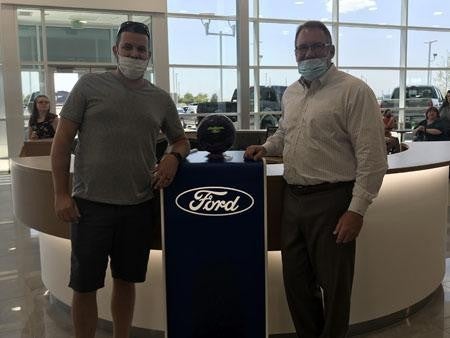 Nick Shryock purchased a new 2020 Ford Fusion Platinum Ford in Terrell TX