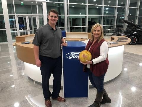Teresa Herr purchased a 2019 F150 Platinum Ford in Terrell TX