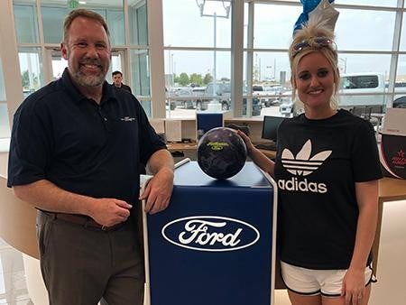 Stacy Holly purchased a 2019 Ford Mustang Platinum Ford in Terrell TX