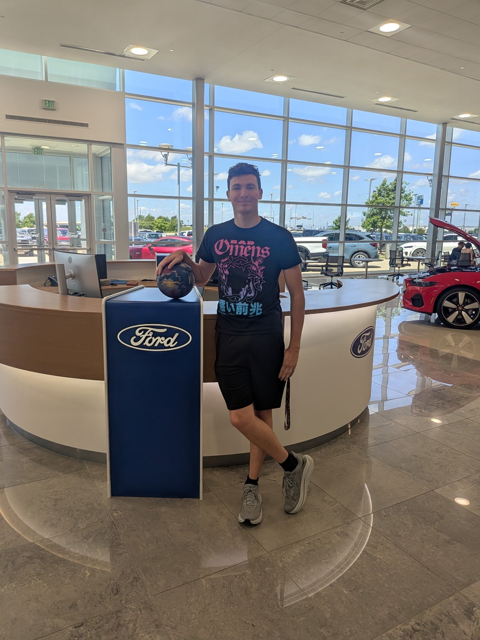 Ford Plat bowling logo bowling alumni in Terrell TX