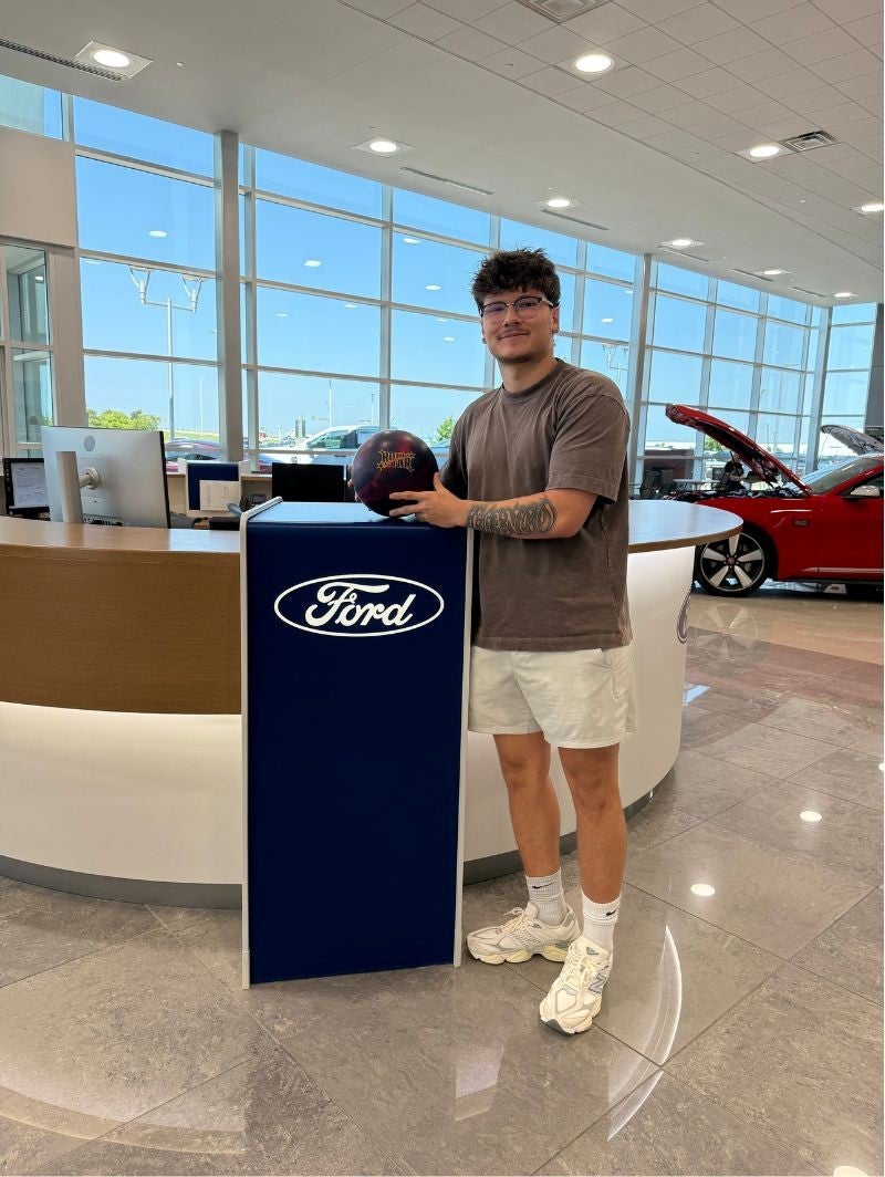 Ford Plat bowling logo bowling alumni in Terrell TX