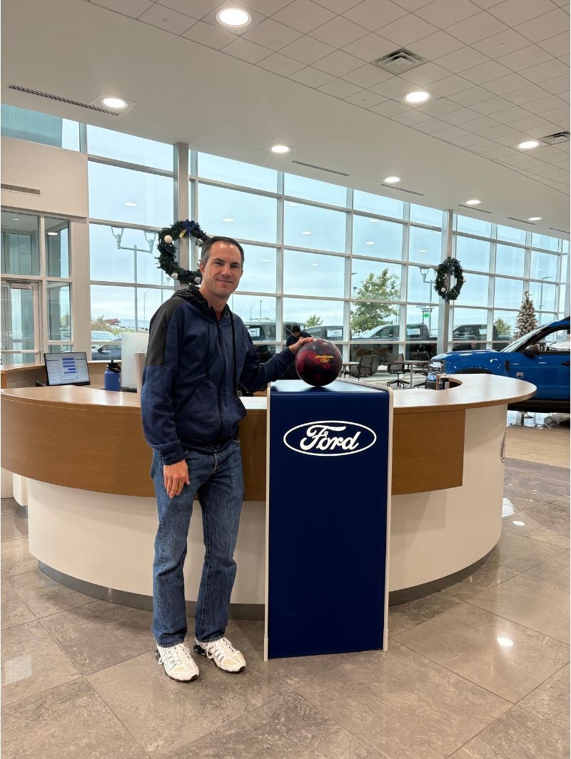 Ford Plat bowling logo bowling alumni in Terrell TX