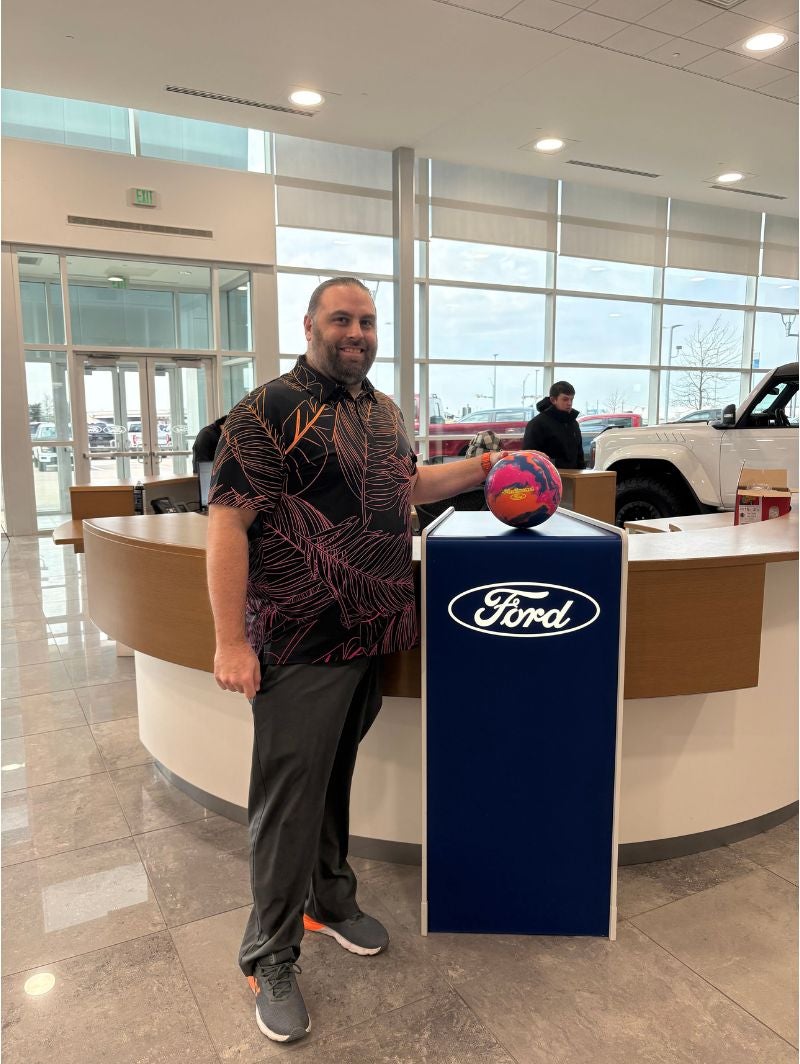 Ford Plat bowling logo bowling alumni in Terrell TX