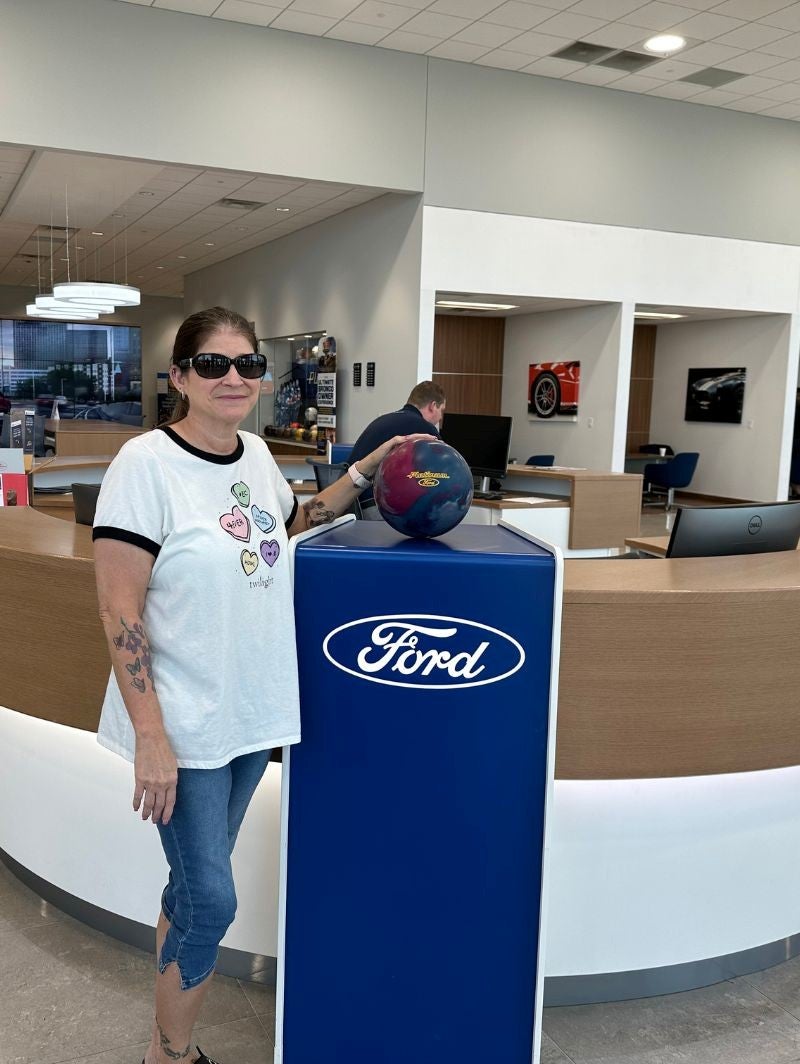 Ford Plat bowling logo Chris_Compton in Terrell TX