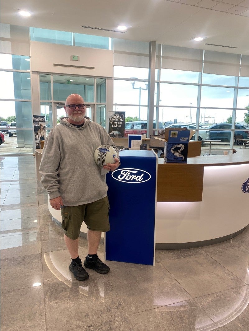 Ford Plat bowling logo bowling alumni in Terrell TX