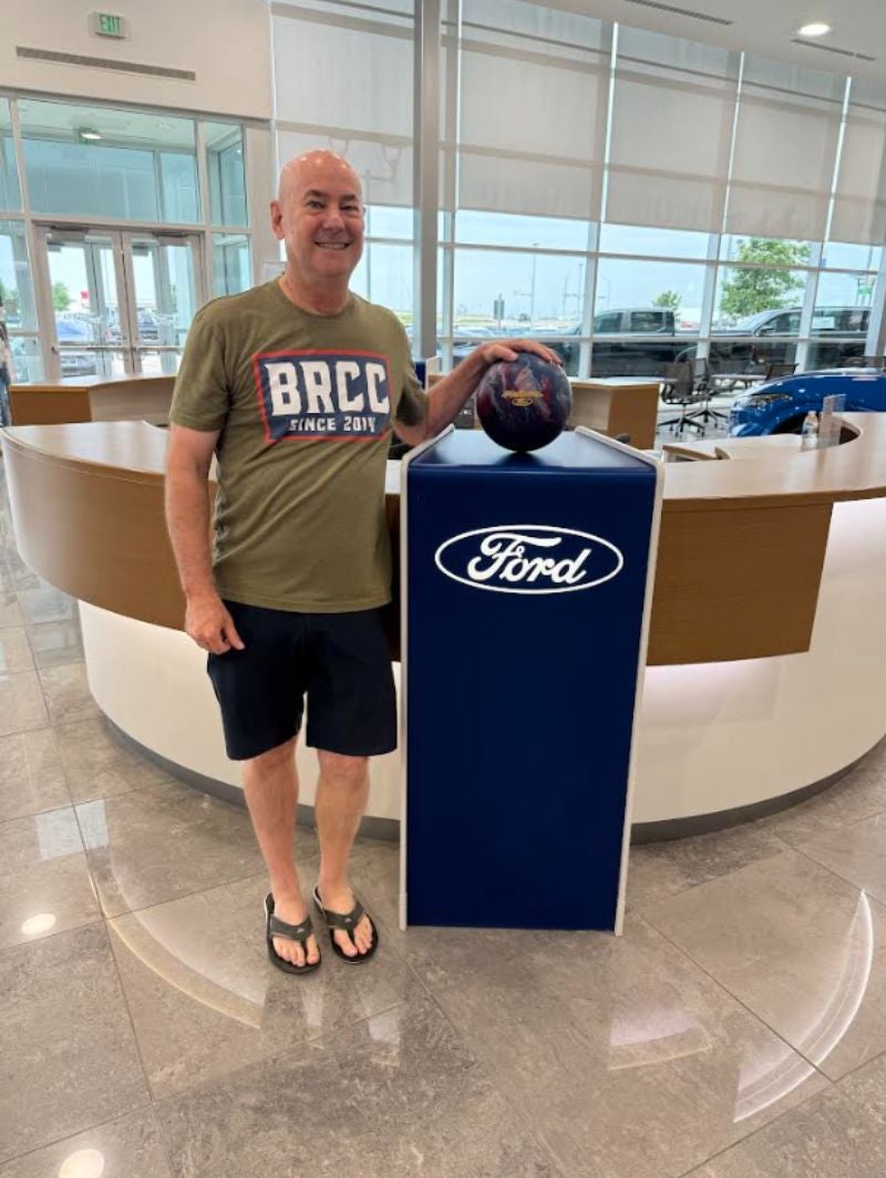 Ford Plat bowling logo Ronald_Rankin in Terrell TX