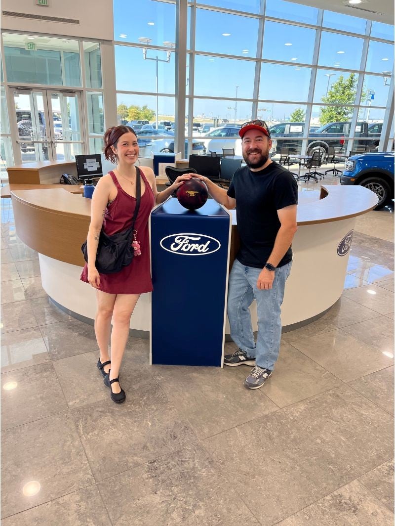 Ford Plat bowling logo bowling alumni in Terrell TX