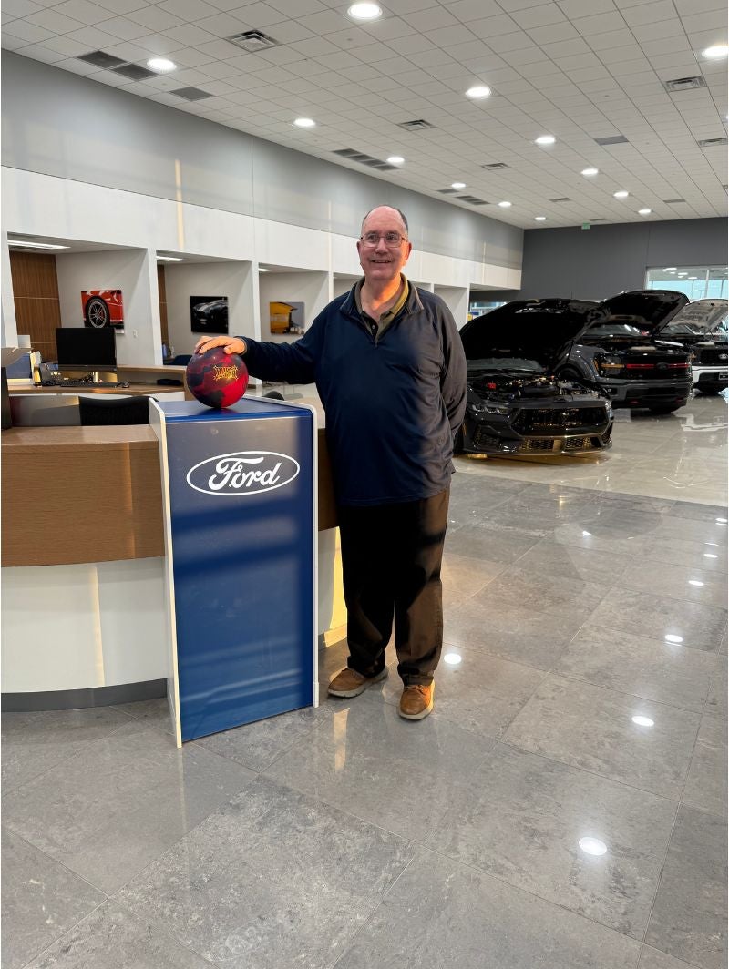 Ford Plat bowling logo bowling alumni in Terrell TX