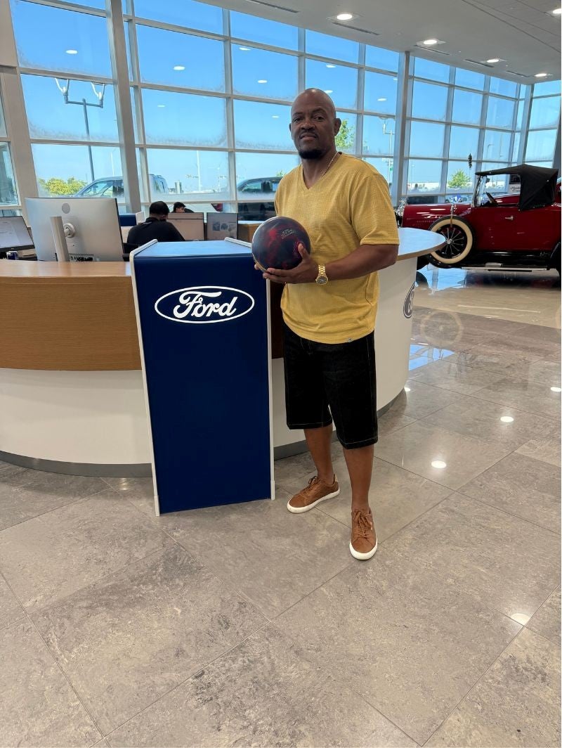 Ford Plat bowling logo bowling alumni in Terrell TX