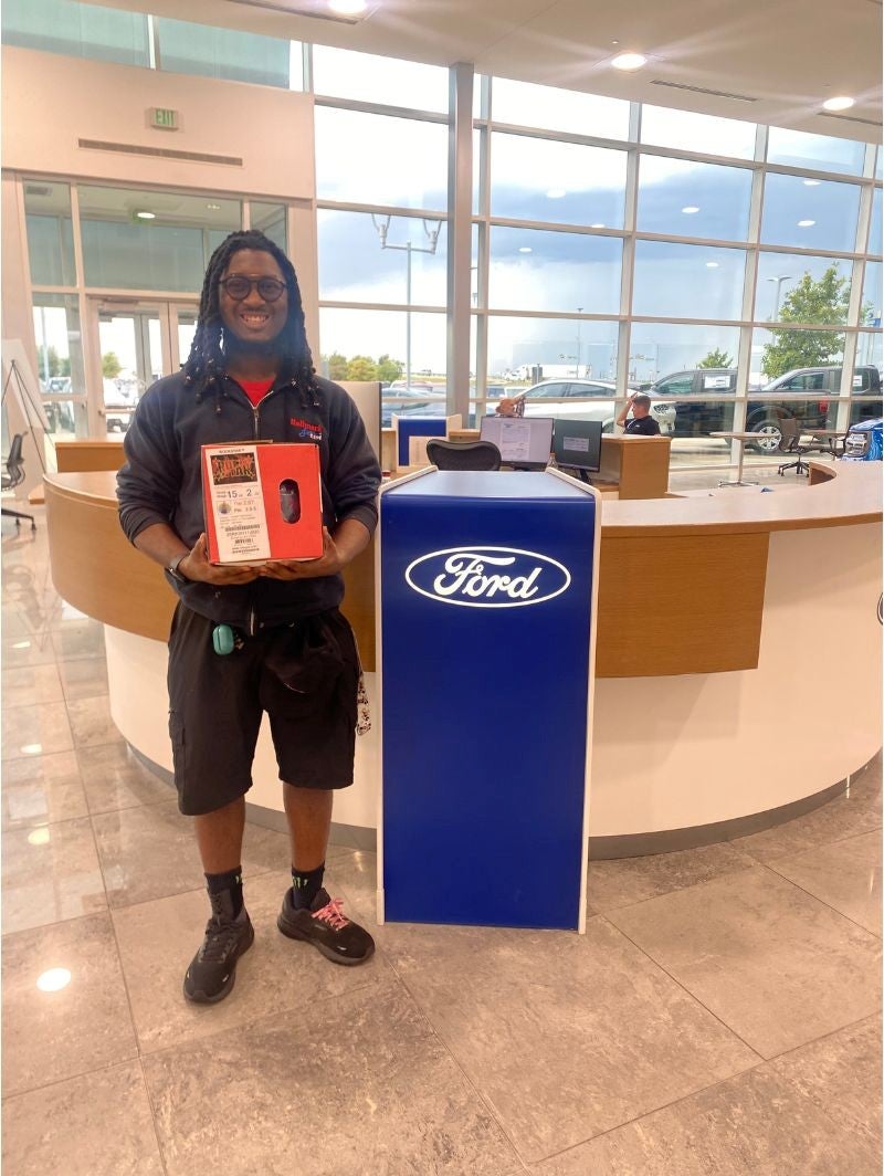 Ford Plat bowling logo bowling alumni in Terrell TX