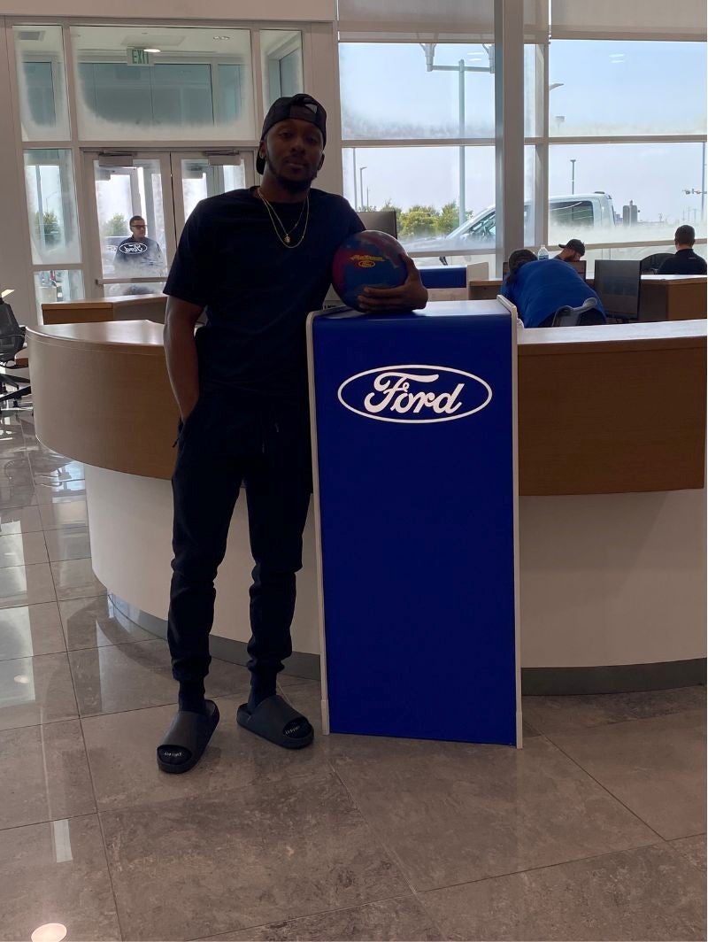 Ford Plat bowling logo bowling alumni in Terrell TX