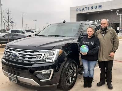 Kat and Arthur Fletcher Platinum Ford in Terrell TX