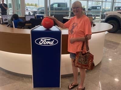 Darla Snellgrove test drove a Ford F-150 Lightning Platinum Ford in Terrell TX