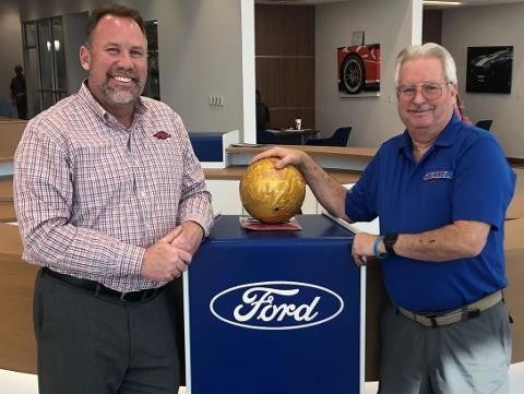 Steve Sherrell purchased a 2017 Transit Van Platinum Ford in Terrell TX