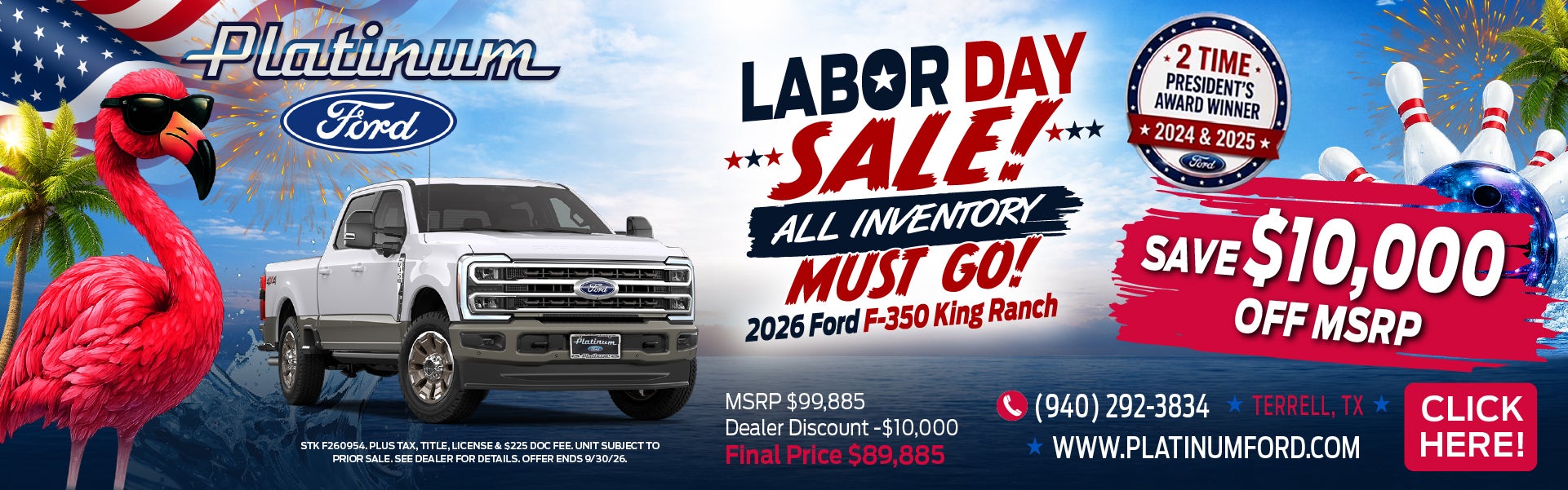 Labor Day Sale - 2025 Ford F-350 Offer