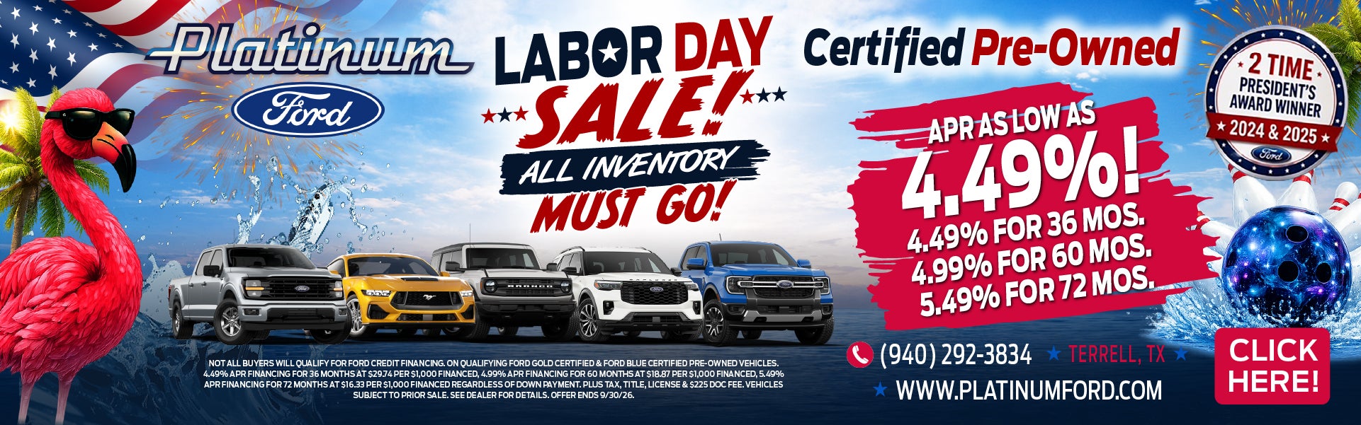 Labor Day Sale - Certified Pre-Owned APR Offer